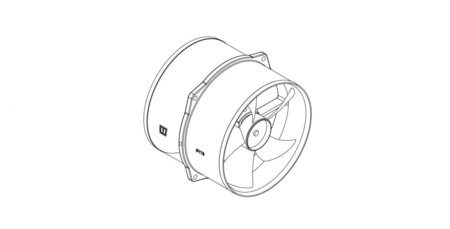 Vetus Vent178b2 Extractor Fan Instruction Manual
