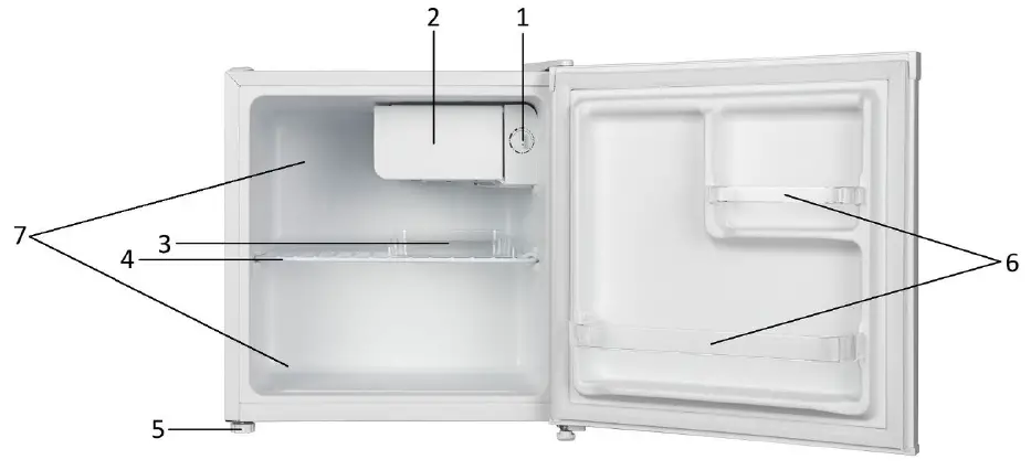 emerio-SDR-129285-Freestanding-Refrigerator-FIG-1