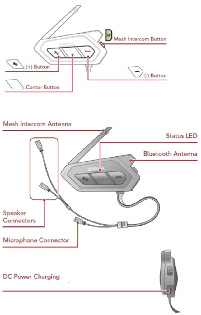 SENA 50R Motorcycle Mesh Communication System