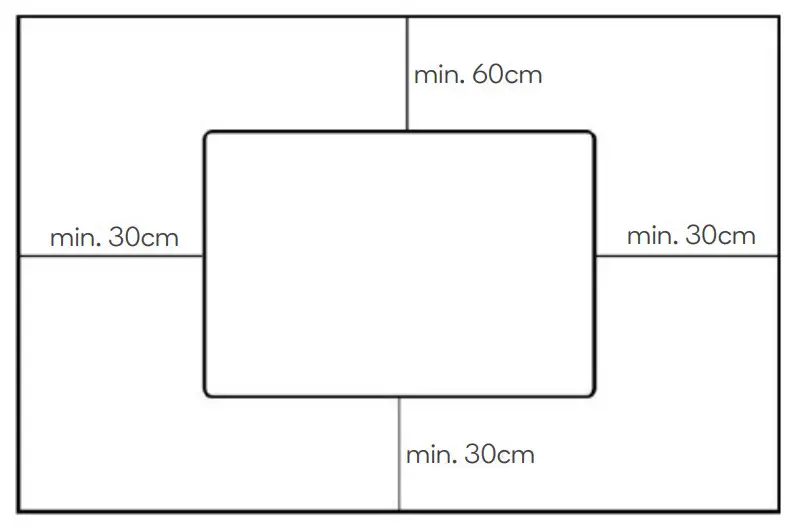 kogan KAHTP20BLKA 2000W Black Glass Portable Electric- Wall Mounting