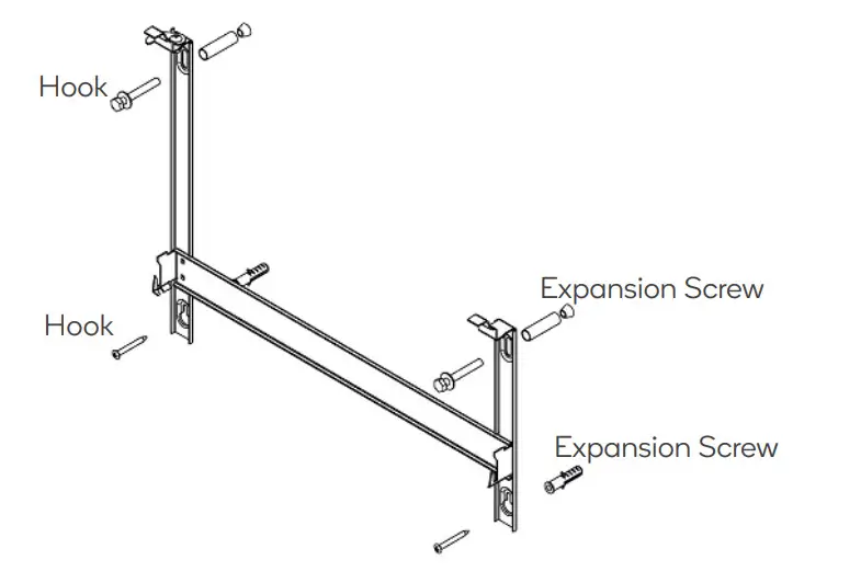 kogan KAHTP20BLKA 2000W Black Glass Portable Electric- wall brackets