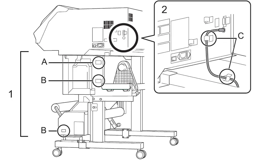 Roland TUC-4 Automatic Take Up Roller DG Printer 32
