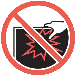 SAMSUNG LED TV - Warning 2