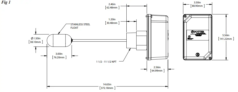POTTER-WLS-Tank-Water-Level-Switch-FIG-2