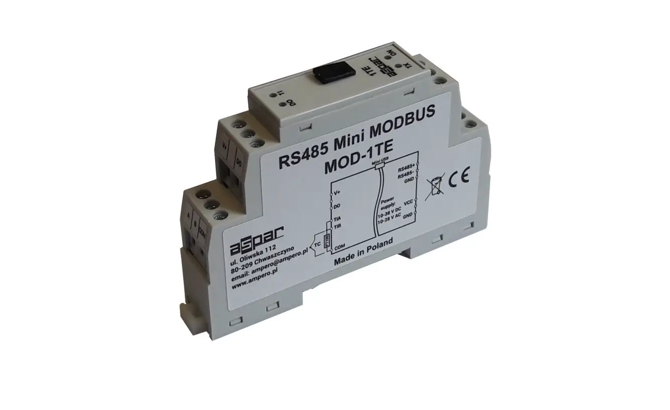 Aspar Mini Modbus 1te User Manual
