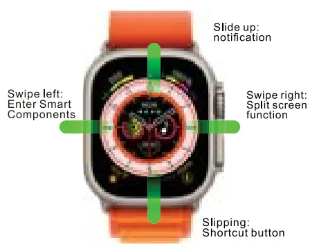 Rhizmall S8 Ultra Smart Watch - Button