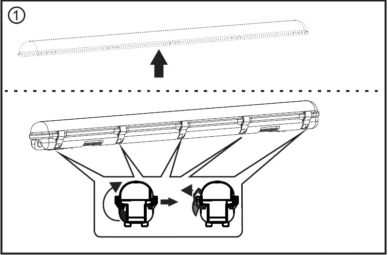 KERBL 345580 LED Moisture-Proof Lamp Instructions 01