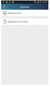 Backup to cloud