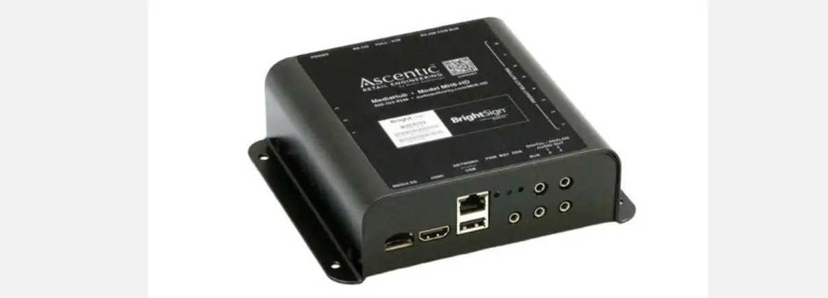 Ascentic Mh2 Mediahub User Manual