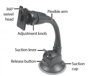 INSIGNIA NS-MVMU5/ NS-MVMU5-C Universal Cehicle Mount User Guide
