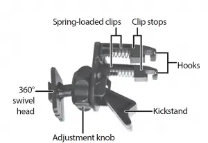 INSIGNIA NS-MVMU5/ NS-MVMU5-C Universal Cehicle Mount User Guide