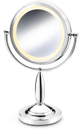 Homedics M-10042 Makup Artist Studio Mirror Instruction - makeup