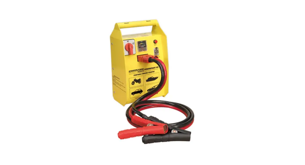 Sealey Powerstart Emergency Jump Starter 200hp Start 12v User Guide
