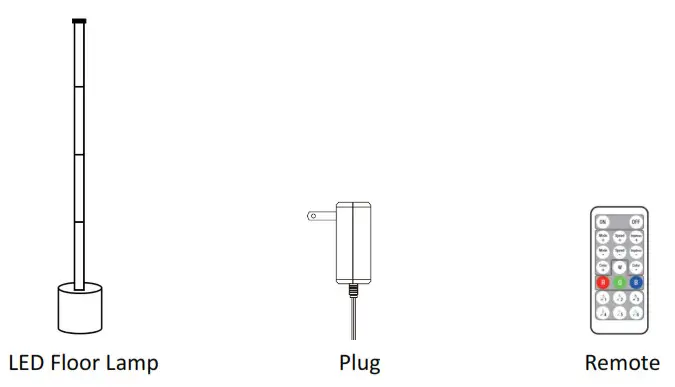 KIYILA K1001 LED Floor Lamp