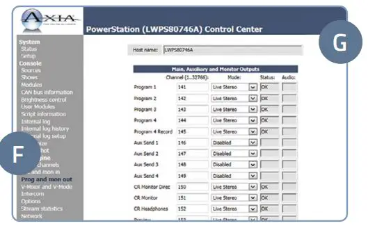 AXIA Fusion AoIP Console fig12