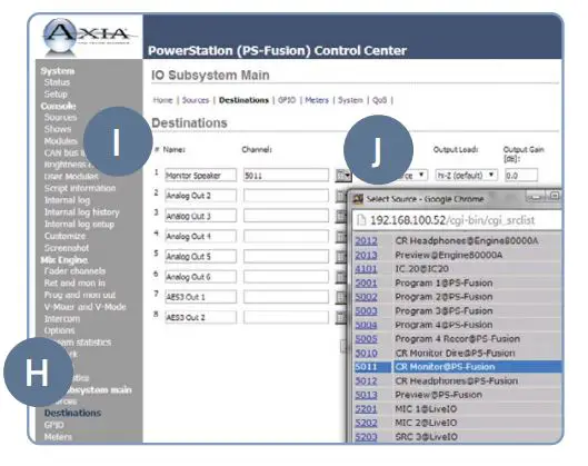 AXIA Fusion AoIP Console fig13