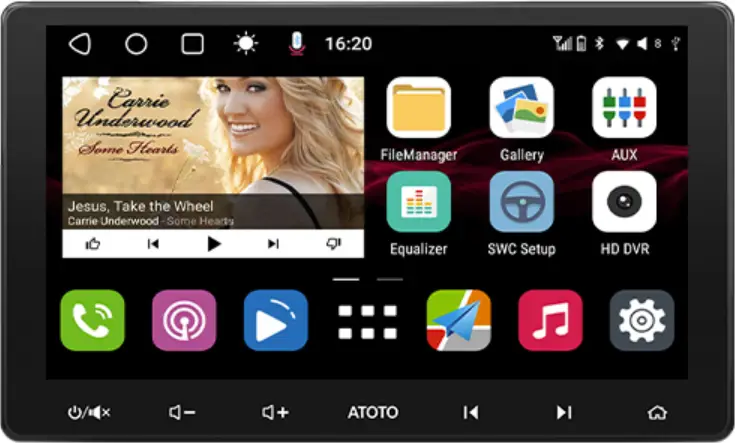 Shenzhen Aotule Electronics Tech A6F7S8P8 ATOTO Car Navigation Multimedia Receiver