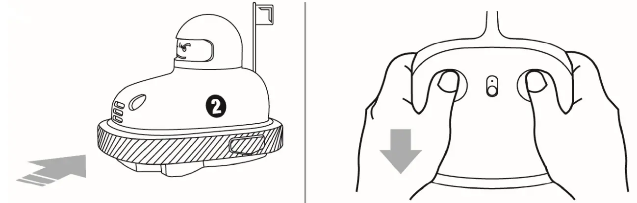 Guangdong Yinrun Industry 1014148A Toy RC Speed Bumper Road Rage fig2