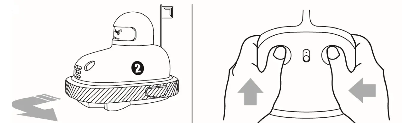 Guangdong Yinrun Industry 1014148A Toy RC Speed Bumper Road Rage fig3