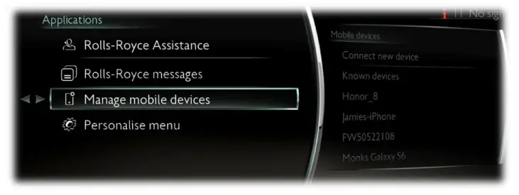 ROLLS-ROYCE Rolls Royce Connect With Wifi Hotspot - Mange mobile