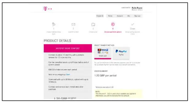 ROLLS-ROYCE Rolls Royce Connect With Wifi Hotspot - REGISTRATION FOR TELEKOM HOTSPOT DRIVE 6