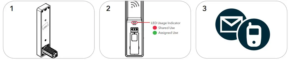 Digilock NMVM-R1-K Versa Mini Electronic Lock with Touch RFID fig14
