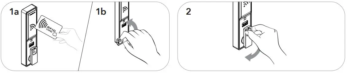 Digilock NMVM-R1-K Versa Mini Electronic Lock with Touch RFID fig24