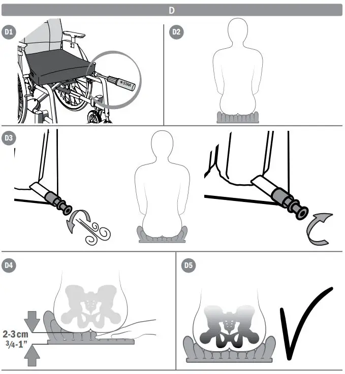 etac ESSC0909-1 StabilAir and Star Standard Air Cushion fig4