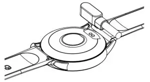 DAS 4 SG50 Samrt Watch with Black Silicon Strap - USB port