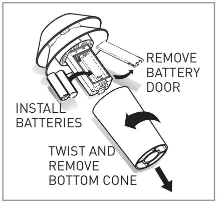 ACCURITE Professional Wireless Weather Station - Wireless Temperature & Humidity Sensor INSTALL BATTERIES