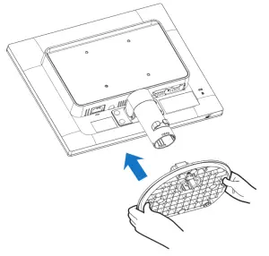PHILIPS 19S4 LED LCD Monitor - hands