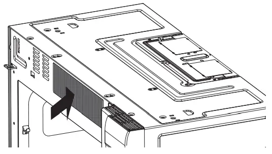 LG MVEL213 Microwave Oven-cover