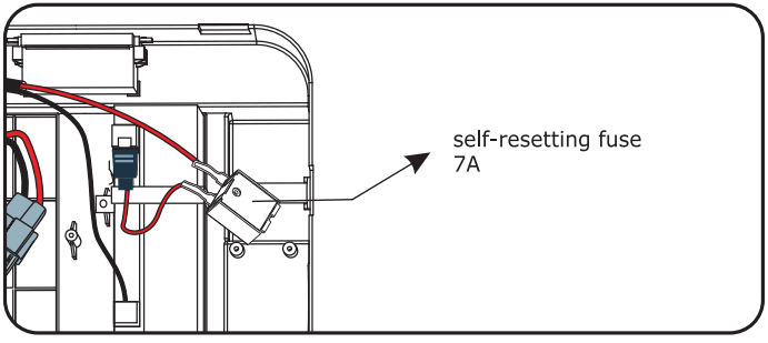 COSTWAY TY327441 Kids Ride On Motorcycle - Self resetting fuse