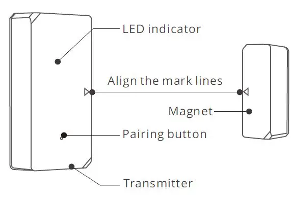 SONOFF DW2-WIFI Wi-Fi Wireless Door fig 9