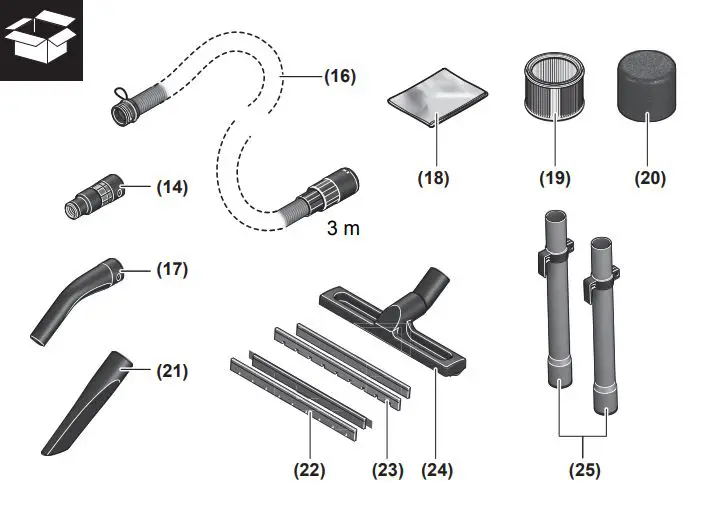 BOSCH 15 PS Wet-Dry Extractor 3