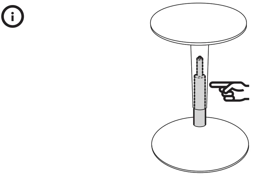 IKEA NILSERIK Standing Support Beige Vissle Dark Gray - fig3