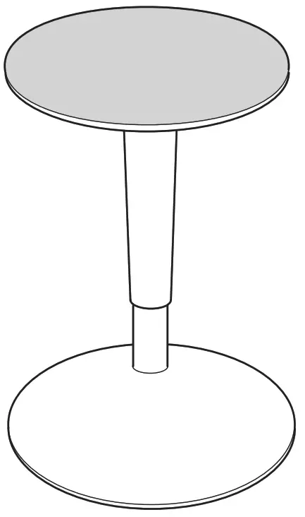 IKEA NILSERIK Standing Support Beige Vissle Dark Gray