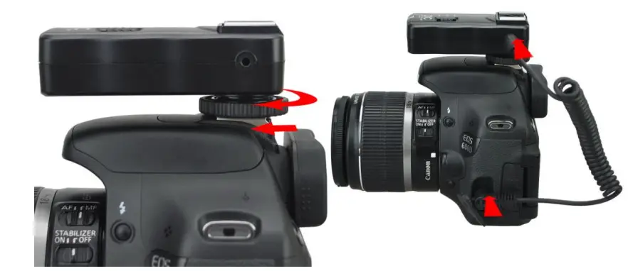 JJC JF U2 Wireless Remote Control With 2 Flash Trigger Kit - Wireless Flash Trigger 4