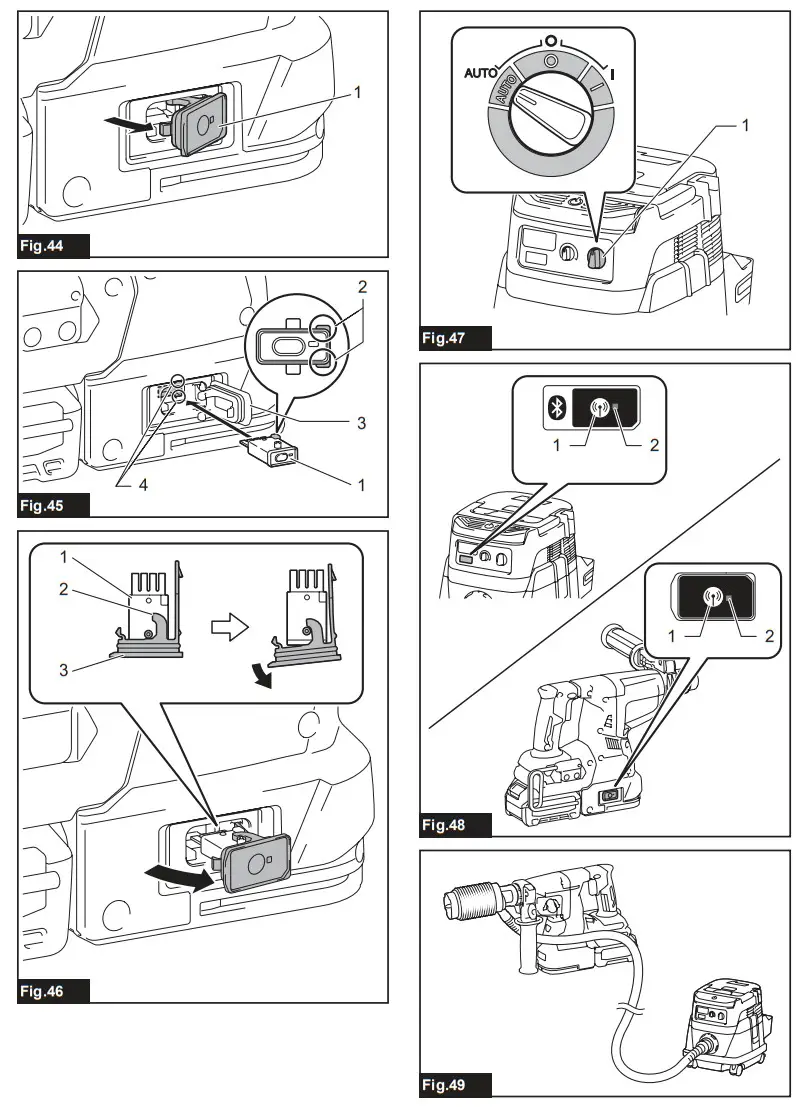 makita HR001G Cordless Combination Hammer - fig 7
