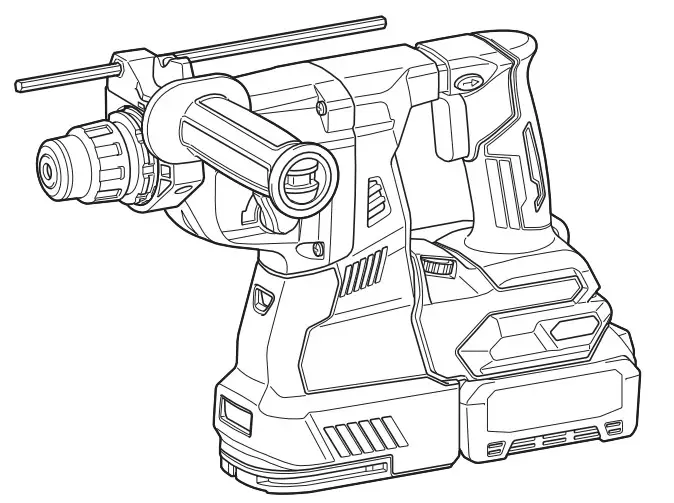 makita HR001G Cordless Combination Hammer