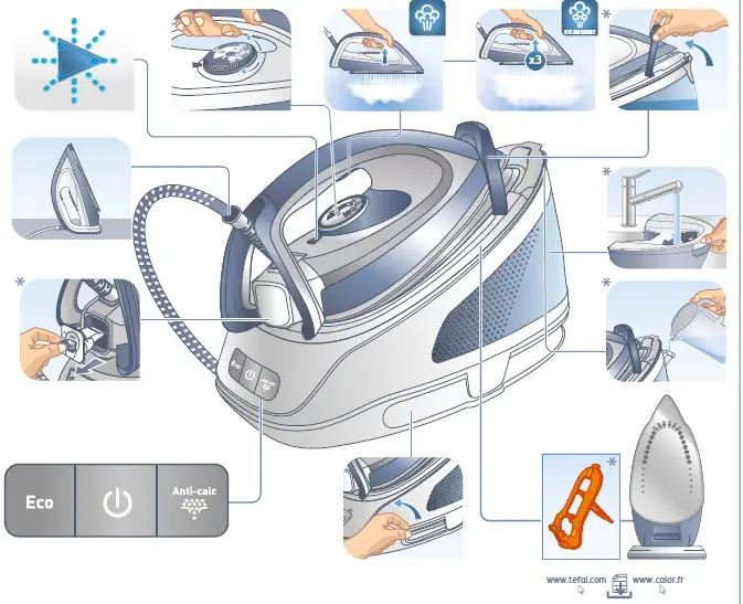 Tefal SV 6115 Express Essential Steam Generator 1