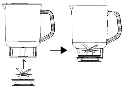 H Koenig MXK32 Blender - fitted