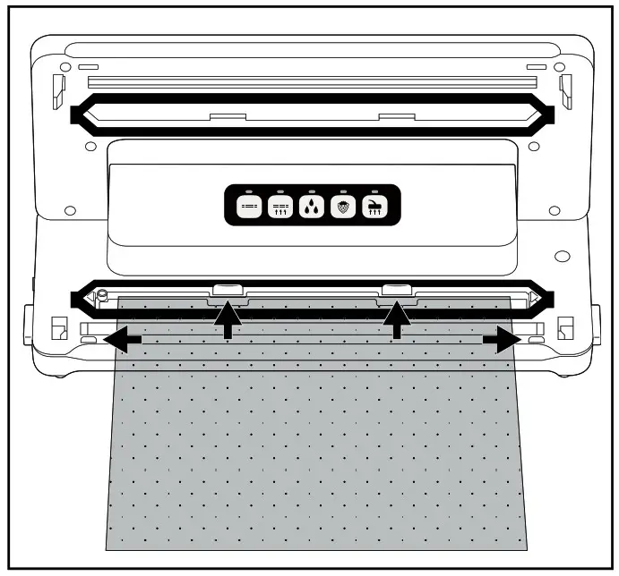 SILVERCREST SV 125 C3 Vacuum Sealer - Welding a tube film