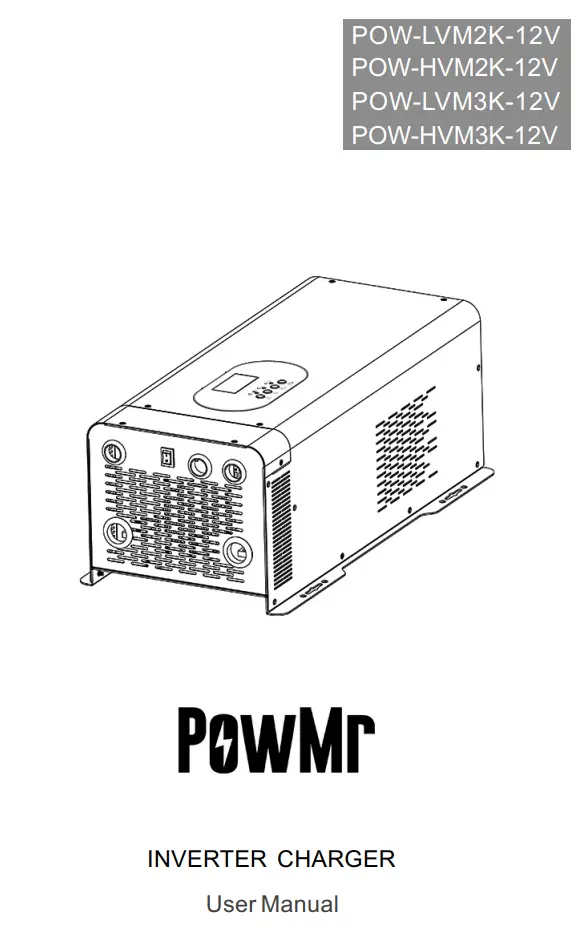 PowMr POW-LVM2K-12V Inverter Charger User Manual