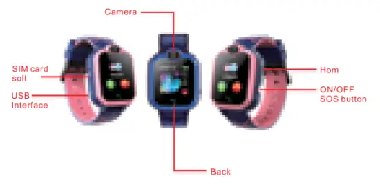 DAS 4 SG81 Kids smartwatch - overview