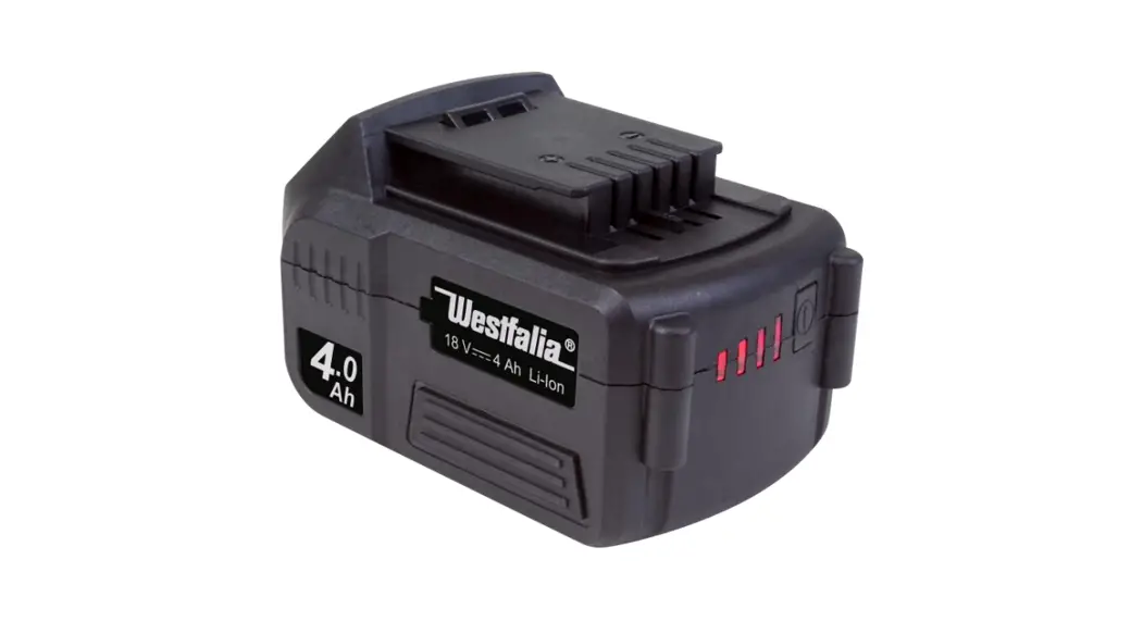 Westfalia 87 18 V Li-ion Battery Pack Instruction Manual Westfalia 87 18 V Li-ion Battery Pack Instruction Manual