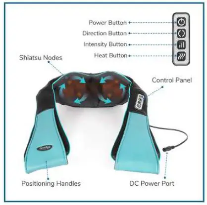 INVOSPA-Shiatsu-Back-Shoulder-and-Neck-Massager-with-Heat-Electric-Deep-Tissue-4D-Kneading-Massager-5