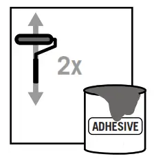 ideapaint REV510210 Easy dry white paint board - APPLICATION