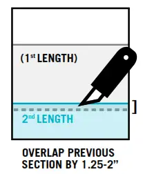 ideapaint REV510210 Easy dry white paint board - SEAMING 1