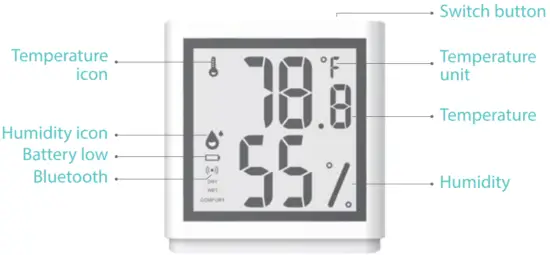 Perfect Prime TH301 Temperature and Humidity Smart Sensor - OVERVIEW